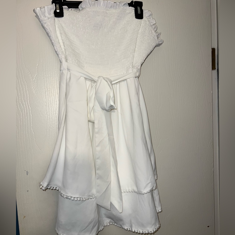 SHEIN strapless dress